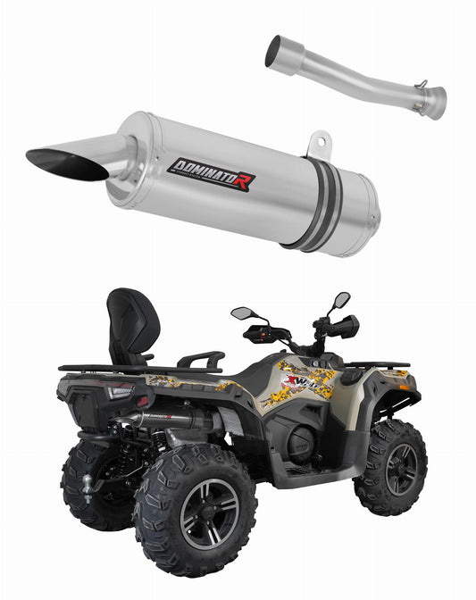 Loncin XWOLF 550 Exhaust Silencer Muffler ST + dB killer - Dominator motociklo duslintuvas
