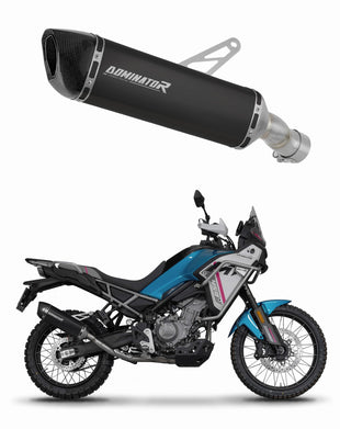 CF MOTO 450 MT 2025 Exhaust Silencer Muffler HP6 BLACK + dB killer