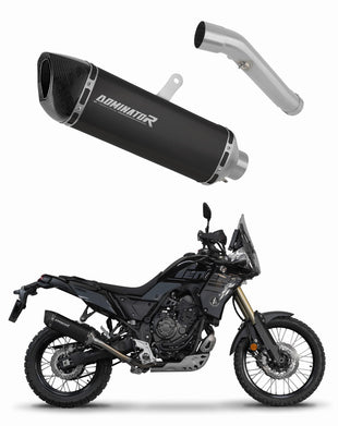Yamaha Tenere 700 2025 Exhaust Silencer Muffler HP6 BLACK + dB killer