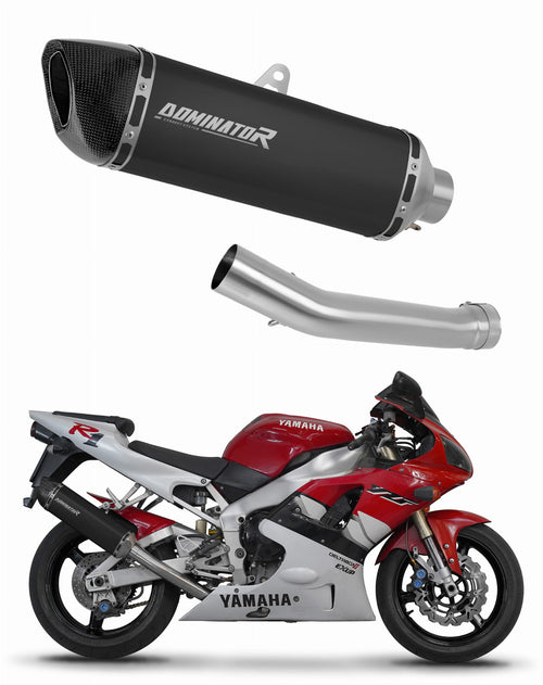 Yamaha YZF R1 1000 RN04 2000 - 2001 Exhaust Silencer Muffler HP6 BLACK + dB killer