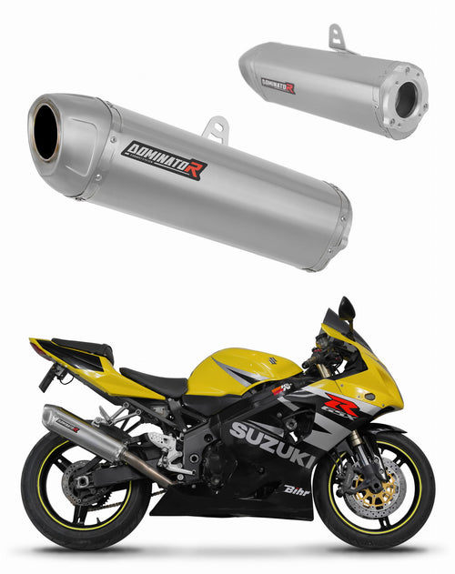Suzuki GSXR 600 K1-K5 2001 - 2005 Exhaust Silencer Muffler S6 + dB killer