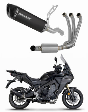 Yamaha Tracer 9 / GT 2025 Full Exhaust System Collector Silencer HP6 BLACK EX + dB killer