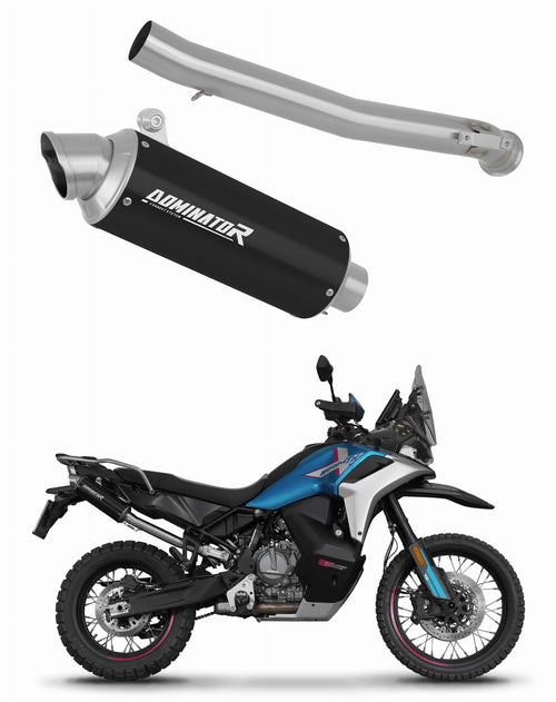 CF MOTO 800 MT-X 2025 Exhaust Silencer Muffler GPF BLACK + dB killer