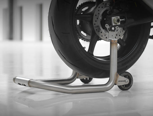 DOMINATOR Rear Motorcycle Stand / Lift – Stainless Steel