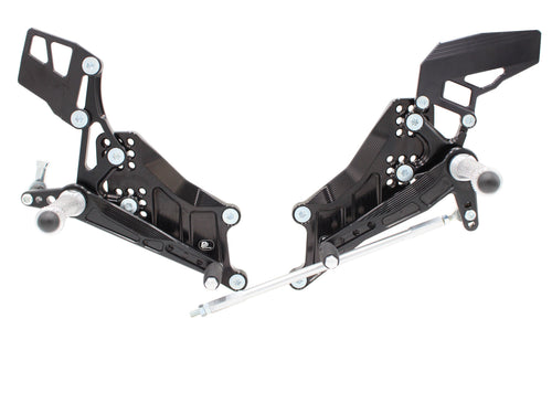 Rear Set Yamaha YZF R3 (2015-2023), R25/MT03/MT25 Full Race Version
