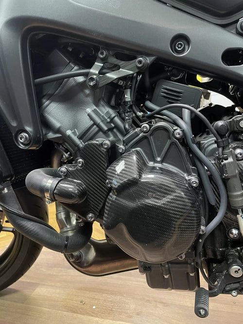 YAMAHA Tracer 9 GT 2021-2024 Carbon Fiber Engine Covers (set 4-pieces)