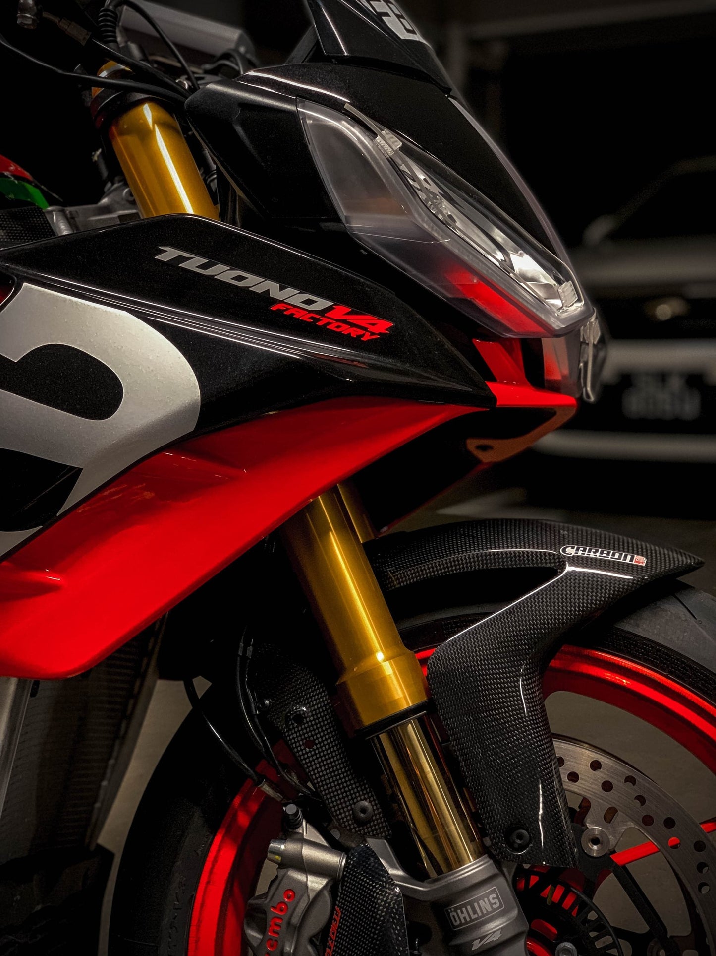 APRILIA RSV4 2009-2020 Carbon Fiber Front Fender