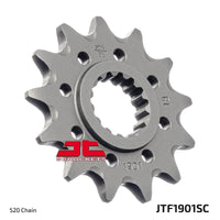 JT JTF1901 15T motorcycle front sprocket – main product image