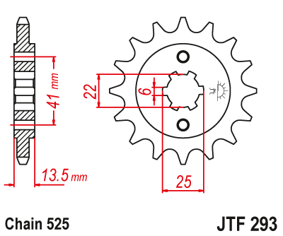 Priekinė žvaigždė JT JTF293,15