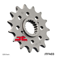 JT JTF403 15T motorcycle front sprocket – main product image