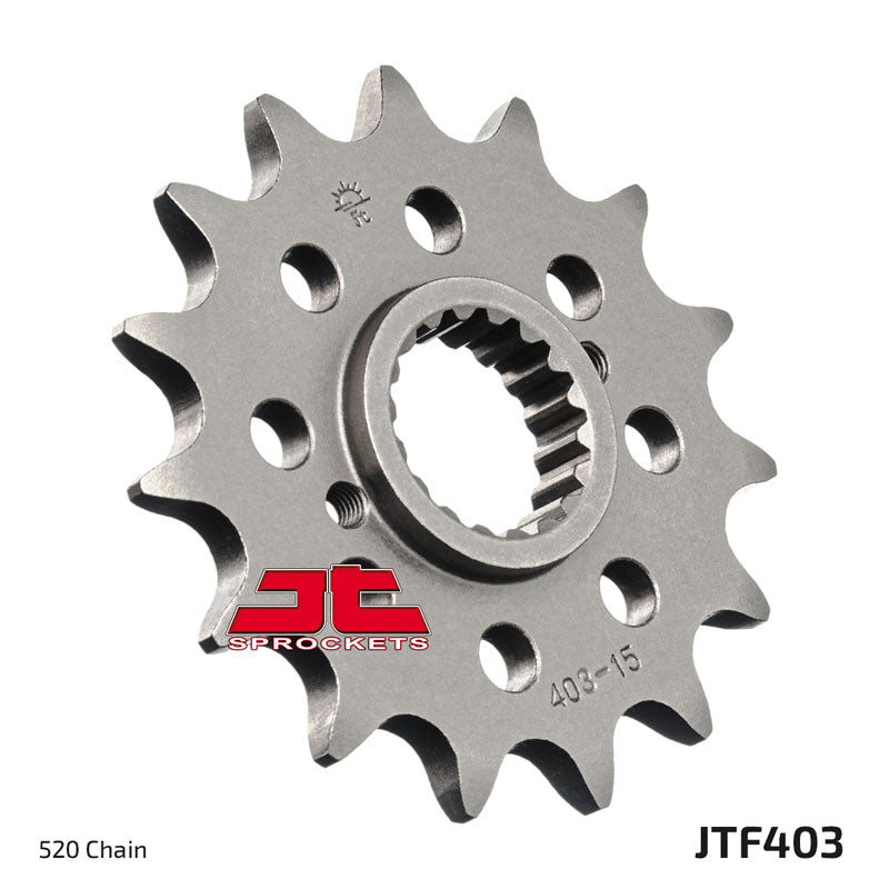 JT JTF403 15T motorcycle front sprocket – main product image