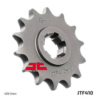 JT JTF410 15T motorcycle front sprocket – main product image