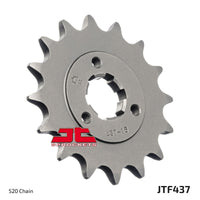 JT JTF437 16T motorcycle front sprocket – main product image