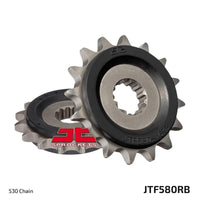 JT JTF580RB 16T motorcycle front sprocket – main product image