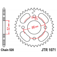 Galinė žvaigždė JT JTR1071,30
