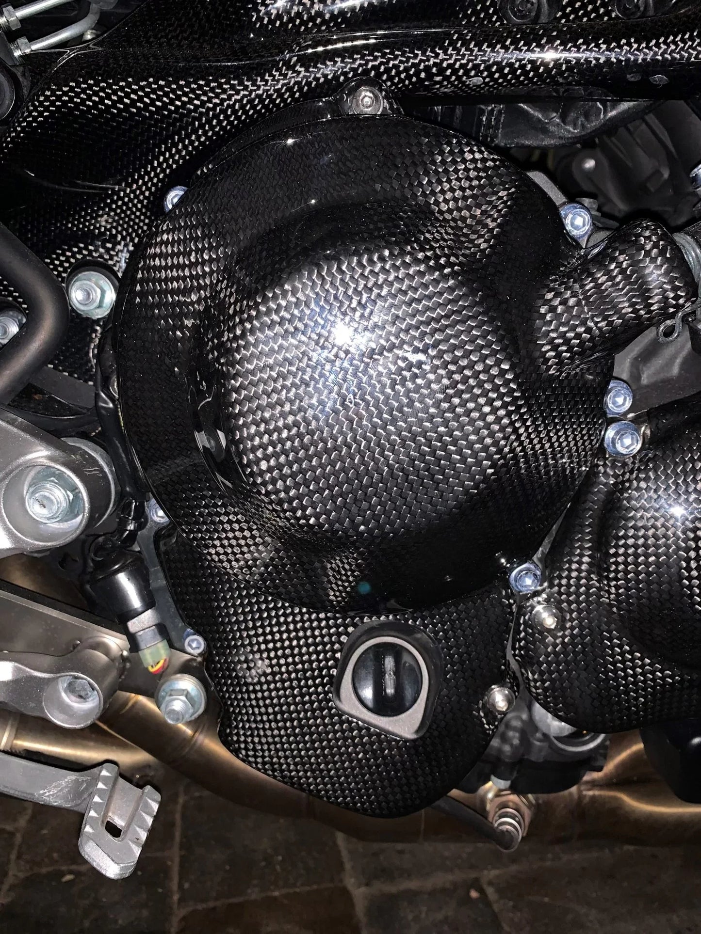 YAMAHA MT09 FZ09 2013-2020 Carbon Fiber Engine Covers (set 4-pieces)