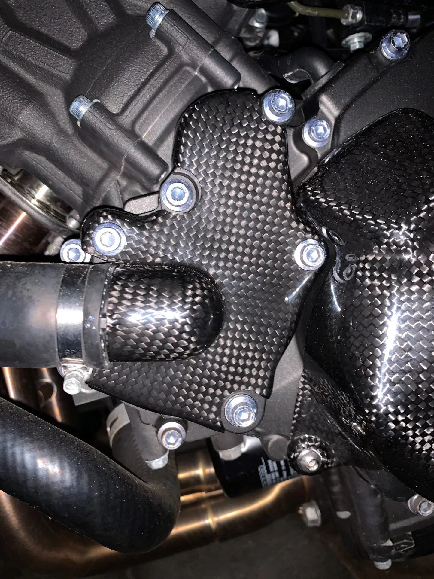 YAMAHA MT09 FZ09 2013-2020 Carbon Fiber Engine Covers (set 4-pieces)