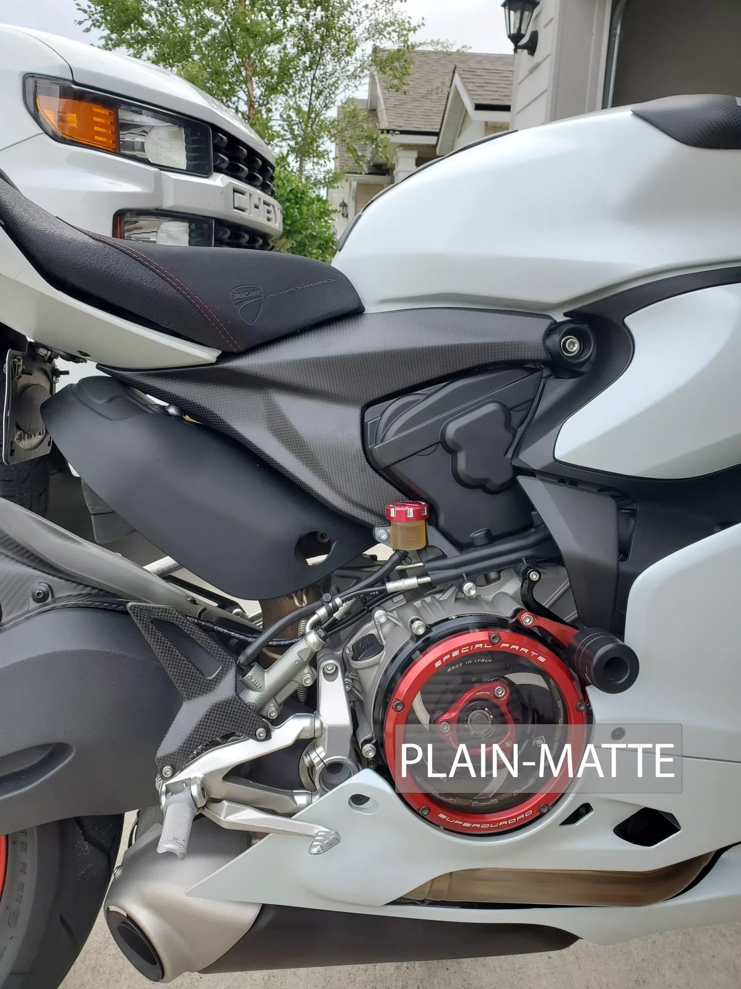 DUCATI Panigale V2 Carbon Fiber Frame Panels