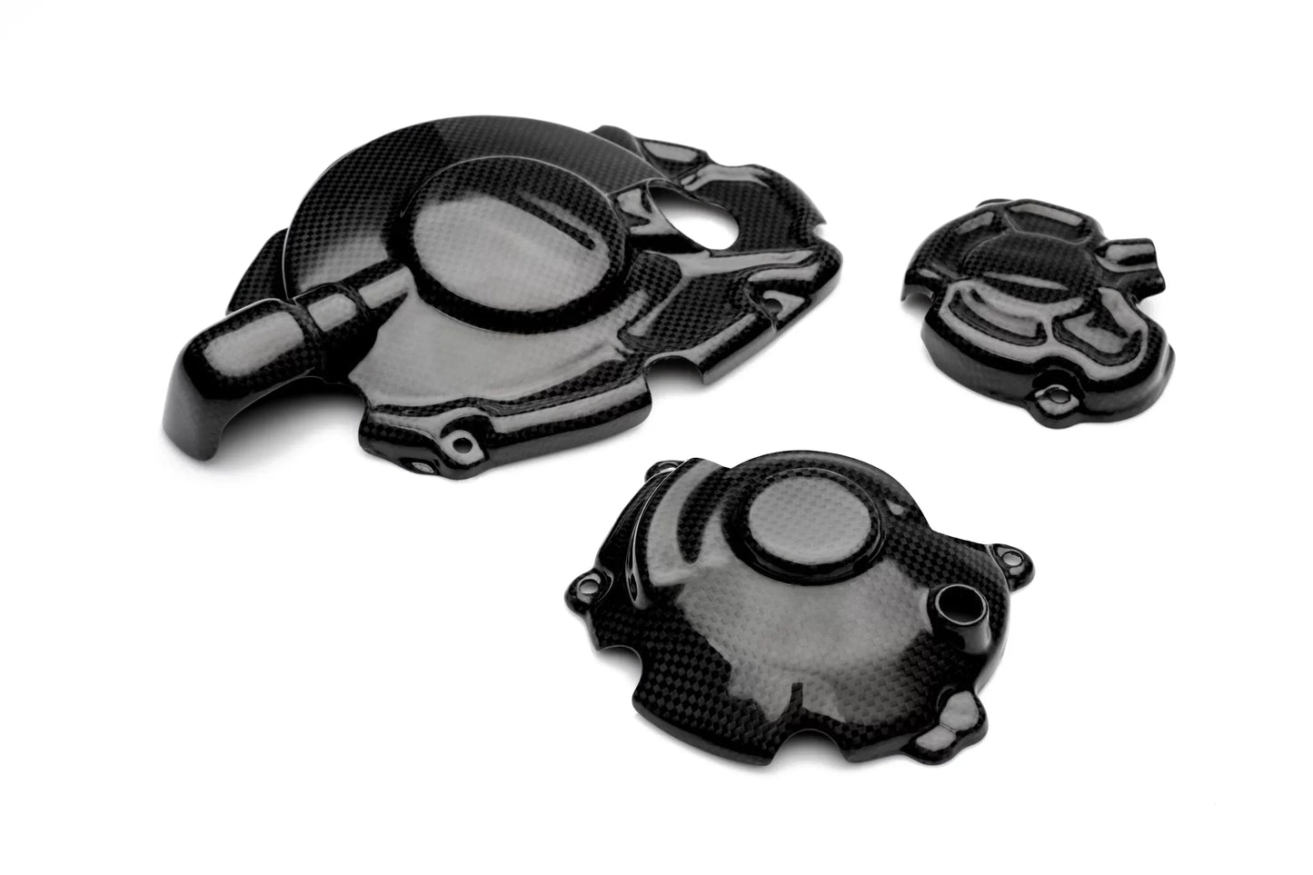 YAMAHA R1 2015-2024 Carbon Fiber Engine Covers (set 3-pieces)