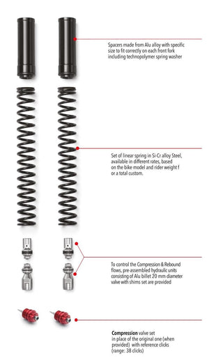 Fork KIT FRK HORNET 600 2005 - 2008