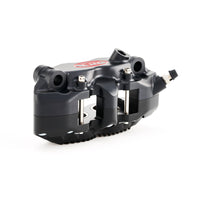 HEL V2 108mm Solid Billet 4 Piston Front Radial Brake Calipers with Finned Back