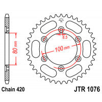 Galinė žvaigždė JT JTR1076,52