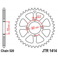 Galinė žvaigždė JT JTR1414,43