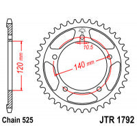 Galinė žvaigždė JT JTR1792,42