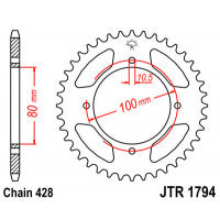 Galinė žvaigždė JT JTR1794,45