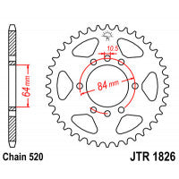 Galinė žvaigždė JT JTR1826,39