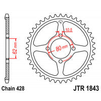 Galinė žvaigždė JT JTR1843,49