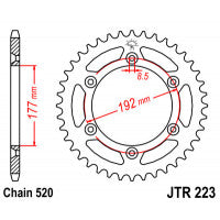 Galinė žvaigždė JT JTR223,53