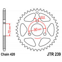Galinė žvaigždė JT JTR239,36