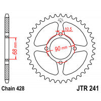 Galinė žvaigždė JT JTR241,53