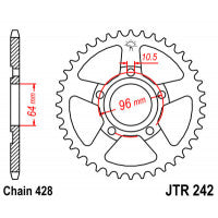 Galinė žvaigždė JT JTR242,53