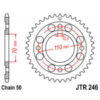 Galinė žvaigždė JT JTR246,37