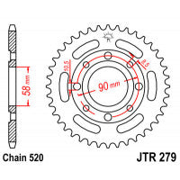 Galinė žvaigždė JT JTR279,32