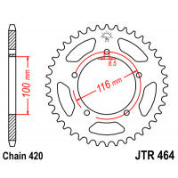 Galinė žvaigždė JT JTR464,44