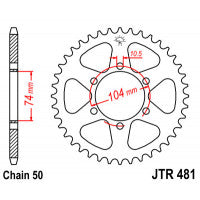 Galinė žvaigždė JT JTR481,42