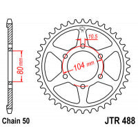 Galinė žvaigždė JT JTR488,44