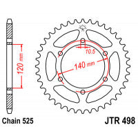 Galinė žvaigždė JT JTR498,46