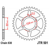 Galinė žvaigždė JT JTR501,41
