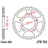Galinė žvaigždė JT JTR703,47