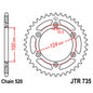 Galinė žvaigždė JT JTR735,45