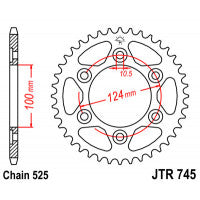 Galinė žvaigždė JT JTR745,43