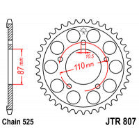 Galinė žvaigždė JT JTR807,48