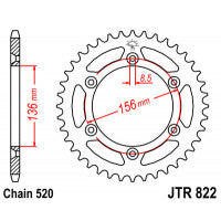 Galinė žvaigždė JT JTR822,53