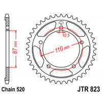 Galinė žvaigždė JT JTR823,46