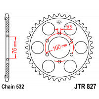 Galinė žvaigždė JT JTR827,48