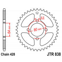 Galinė žvaigždė JT JTR838,43